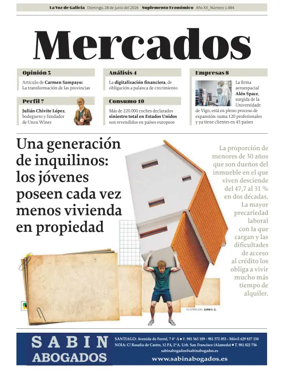 Cover of La Voz de Galicia (Vigo) - Mercados