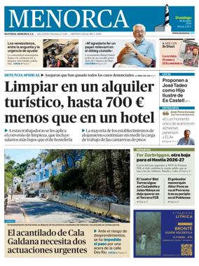 Cover of Menorca Diario Insular