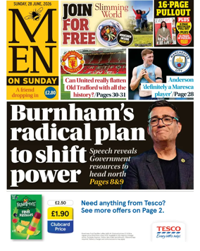 Cover of Manchester Evening News
