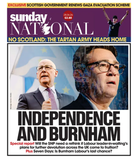 Cover of The National (Scotland)