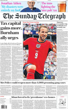 Cover of The Sunday Telegraph
