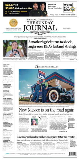 Cover of Albuquerque Journal