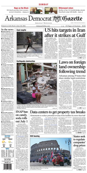 Cover of Arkansas Democrat-Gazette