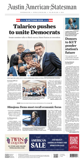 Cover of Austin American-Statesman