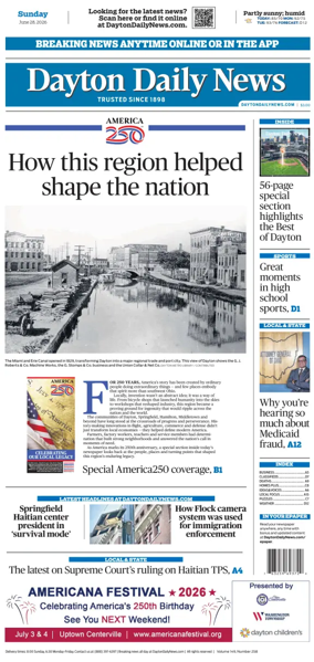 Cover of Dayton Daily News