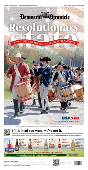 Cover of Democrat and Chronicle