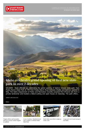 Cover of East Idaho News