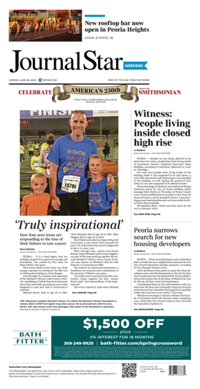 Cover of Journal Star (Peoria)