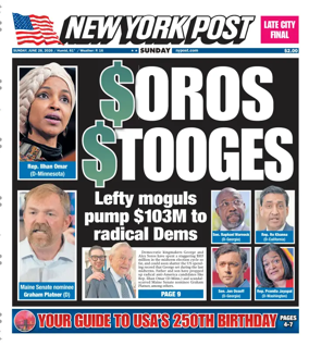 Cover of New York Post