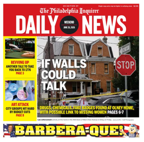 Cover of Philadelphia Daily News
