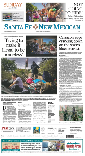 Cover of Santa Fe New Mexican