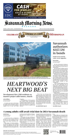 Cover of Savannah Morning News