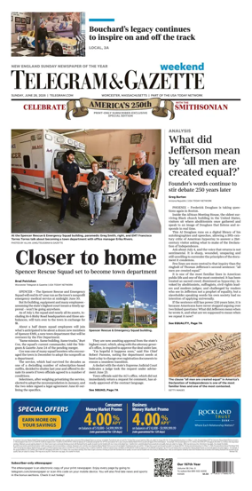 Cover of Telegram & Gazette
