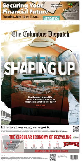 Cover of The Columbus Dispatch