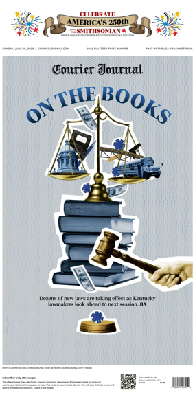 Cover of The Courier-Journal (Louisville)