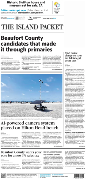 Cover of The Island Packet (Sunday)