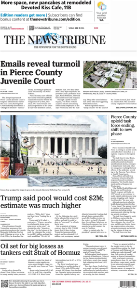 Cover of The News Tribune