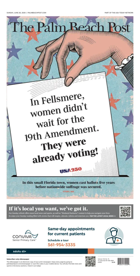 Cover of The Palm Beach Post