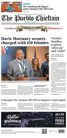Cover of The Pueblo Chieftain