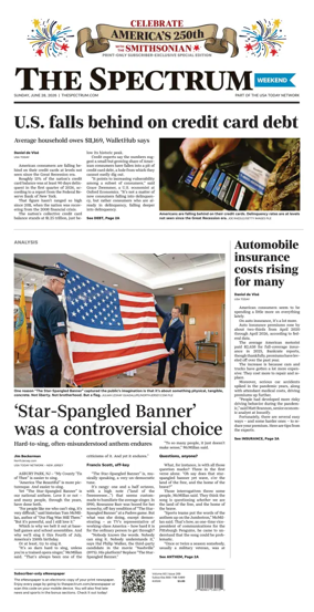 Cover of The Spectrum & Daily News