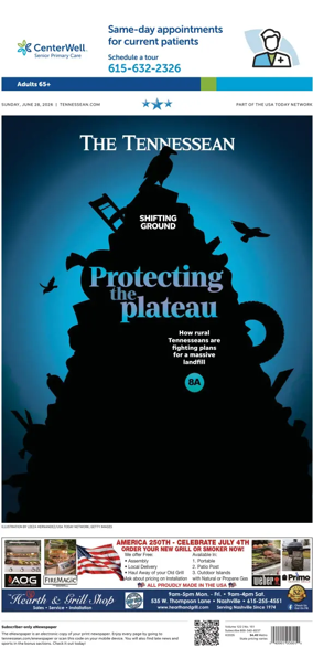 Cover of The Tennessean