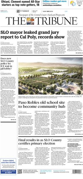Cover of The Tribune (SLO) (Sunday)