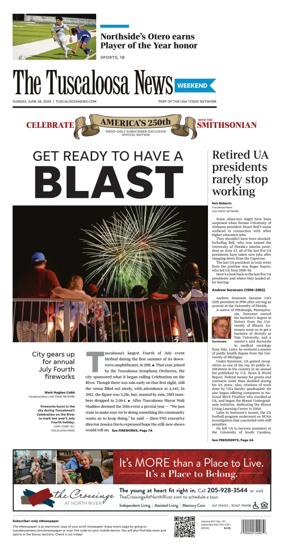 Cover of The Tuscaloosa News