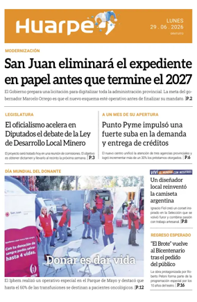 Cover of Diario Huarpe