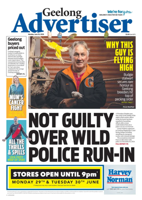 Cover of Geelong Advertiser