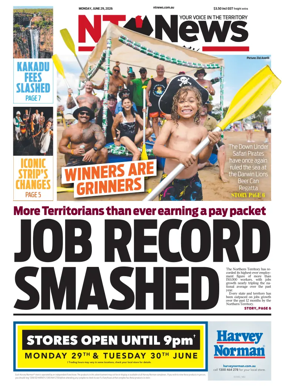 Cover of NT News