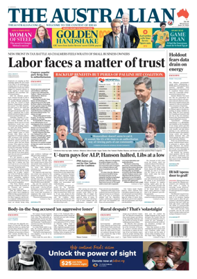 Cover of The Australian