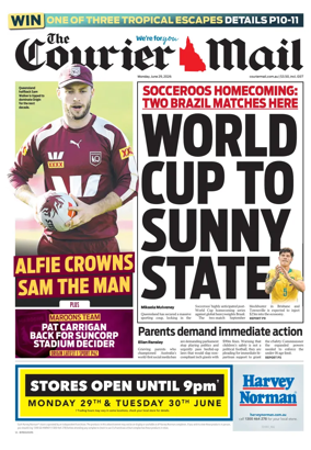 Cover of The Courier-Mail