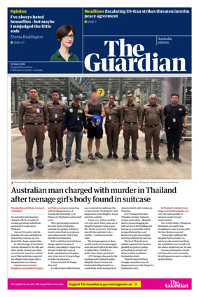 Cover of The Guardian Australia