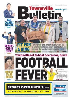 Cover of Townsville Bulletin