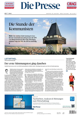 Cover of Die Presse