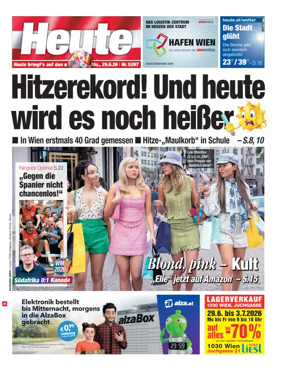 Cover of Heute - Wien Ausgabe