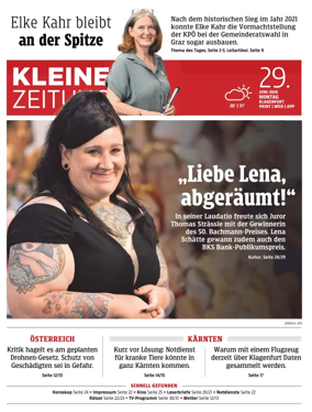 Cover of Kleine Zeitung Kaernten