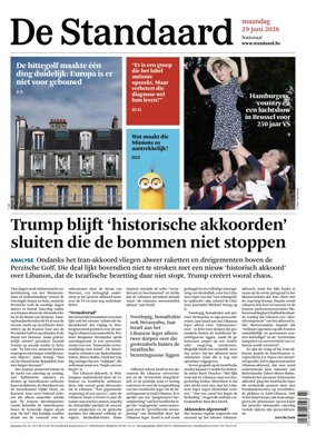 Cover of De Standaard