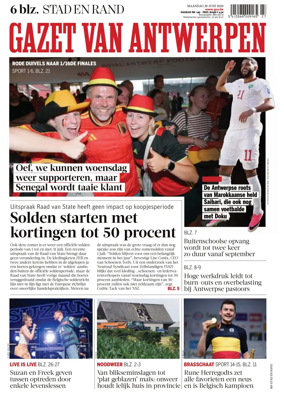 Cover of Gazet van Antwerpen Stad en Rand