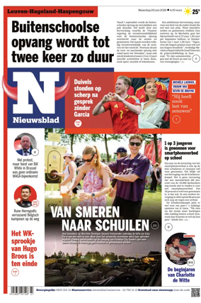 Cover of Het Nieuwsblad