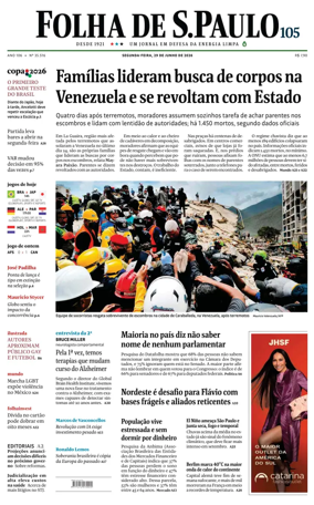 Cover of Folha de S.Paulo