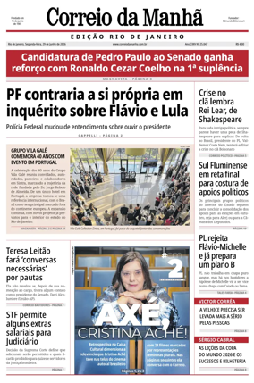 Cover of Jornal Correio da Manha