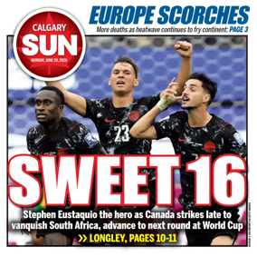 Cover of Calgary Sun