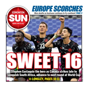 Cover of Edmonton Sun