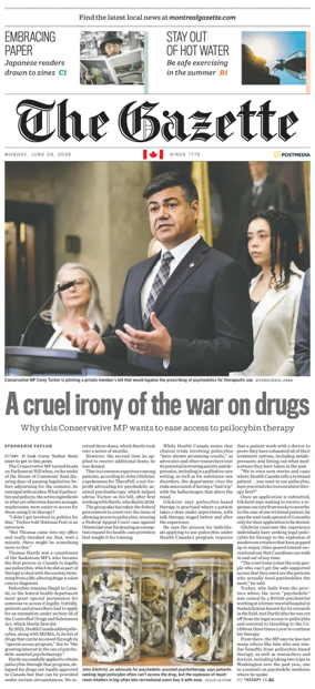 Cover of Montreal Gazette