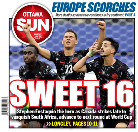 Cover of Ottawa Sun