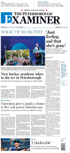 Cover of The Peterborough Examiner
