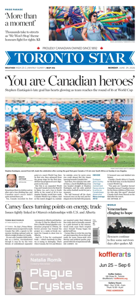 Cover of Toronto Star