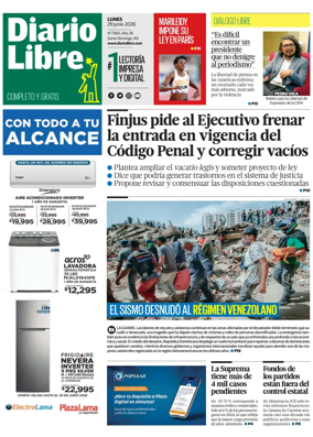 Cover of Diario Libre (Republica Dominicana)