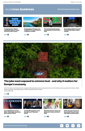 Cover of Euronews Business